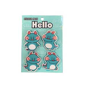 استیکر چوبی کودک مدل hello بسته چهار عددی