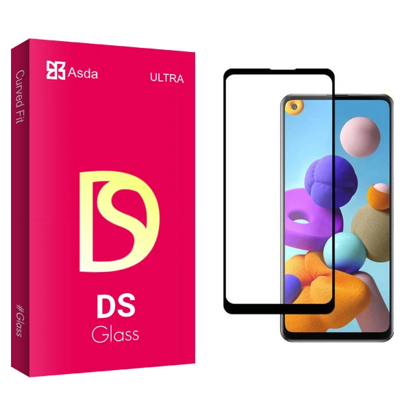 محافظ صفحه نمایش آسدا مدل DS glass مناسب برای گوشی موبایل سامسونگ Galaxy A21s