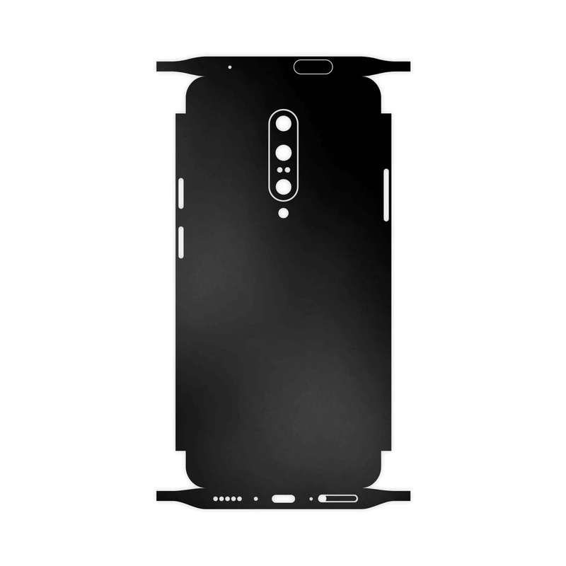برچسب پوششی ماهوت مدل Matte-Black-FullSkin مناسب برای گوشی موبایل وان پلاس 7 Pro
