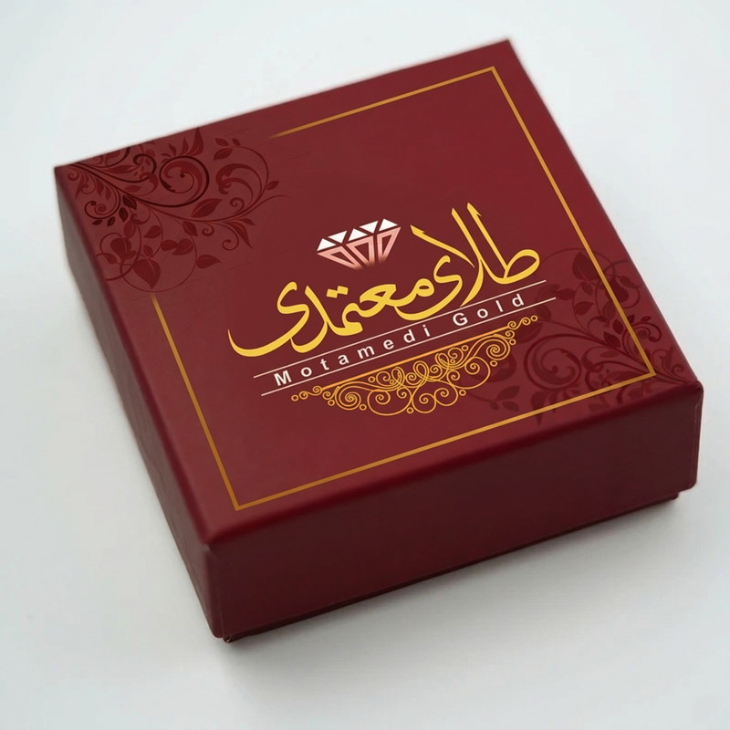 گوشواره حلقه‌ای طلا 18 عیار زنانه طلای معتمدی مدل کلاسیک - 11