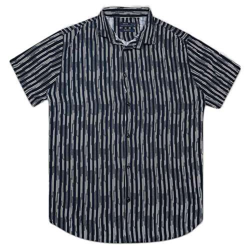 پیراهن آستین کوتاه مردانه مدل هاوایی کد 124150-36