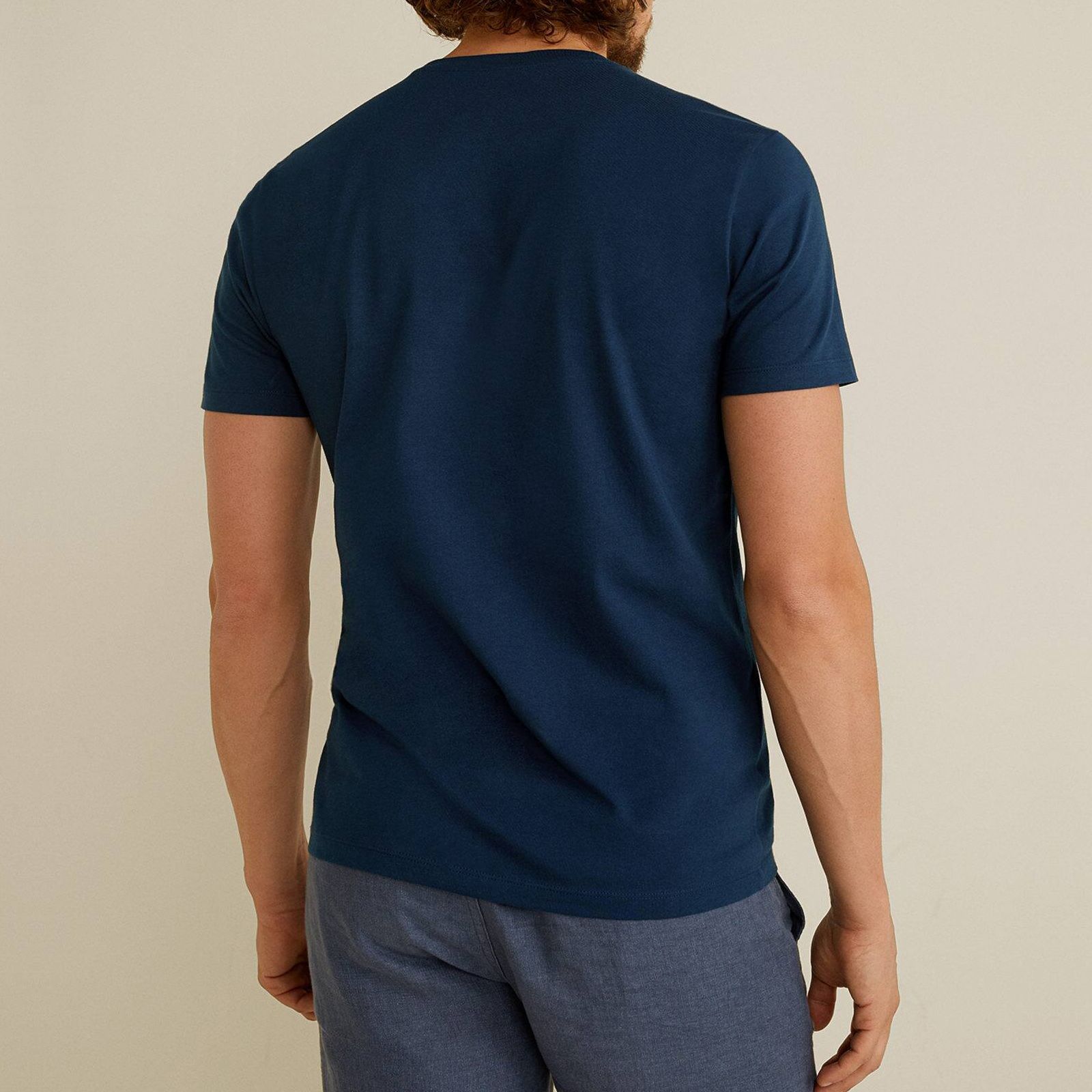 تی شرت آستین کوتاه مردانه مانگو مدل DN088FIS -  - 4