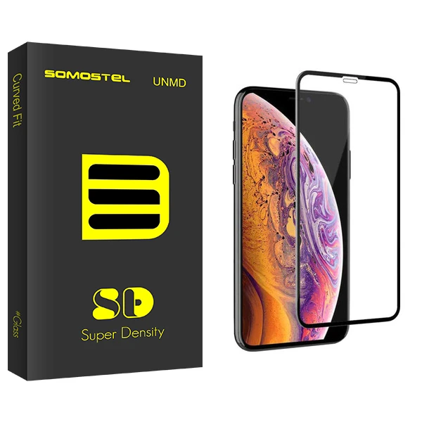 محافظ صفحه نمایش سوماستل مدل SD Glass مناسب برای گوشی موبایل اپل Iphone XS MAX