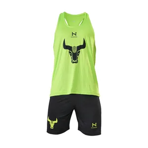 ست تاپ و شلوارک ورزشی مردانه هومد مدل سوزنی کد tad 70