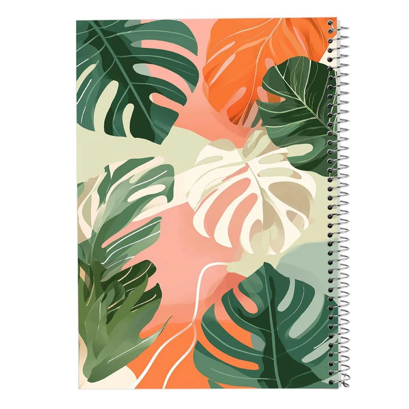 دفتر شطرنجی 50 برگ مدوپد طرح برگ کد DF15566