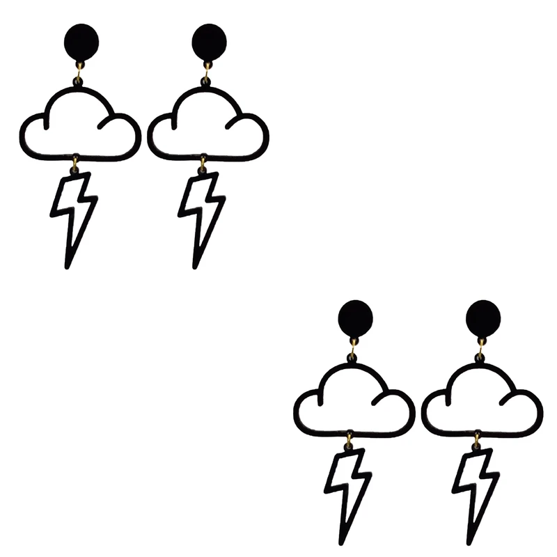 گوشواره زنانه هانستو مدل E2-074 مجموعه دو عددی