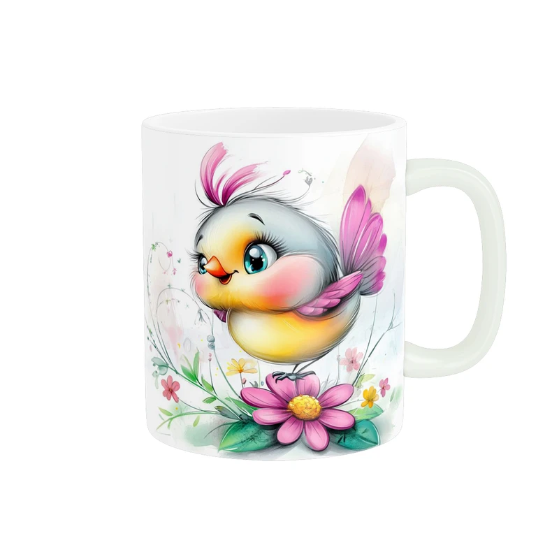 ماگ پاد آفرین طرح پرنده کد 2452