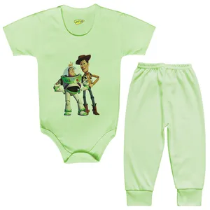 ست بادی و شلوار نوزادی کارانس مدل BSTG-87