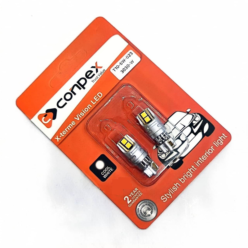 لامپ چراغ و پلاک کانپکس مدل T-10 بسته 2 عددی