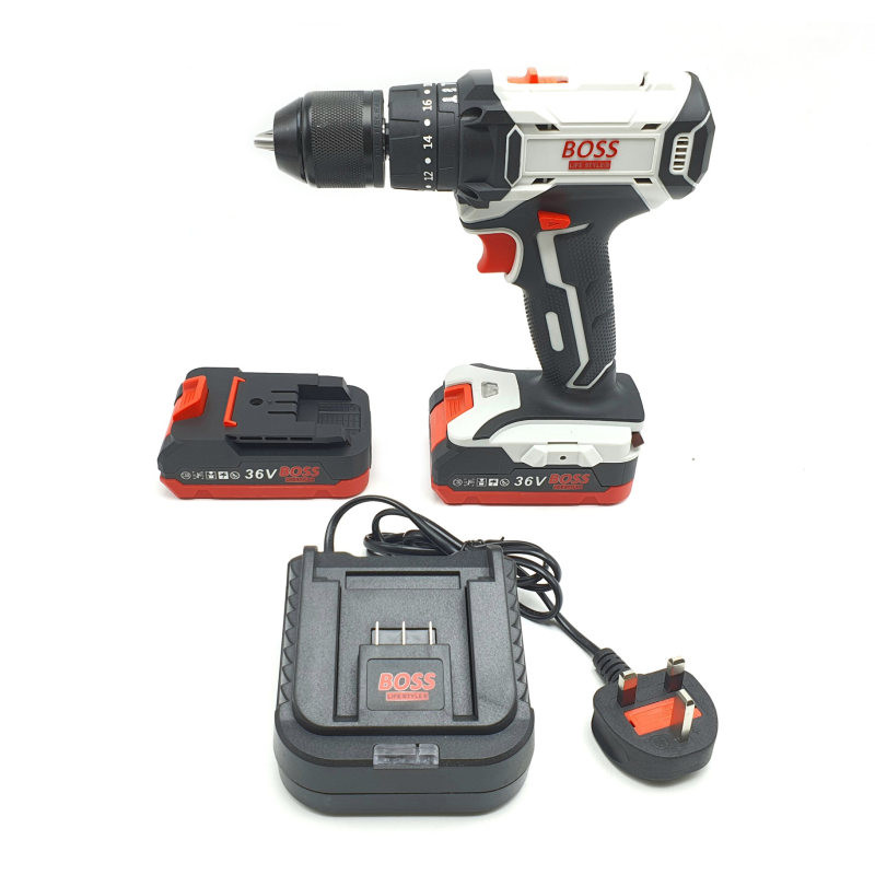 مجموعه 28 عددی دریل پیچ گوشتی چکشی شارژی صنعتی باس مدل BS0025 مجموعه 28 عددی دریل پیچ گوشتی چکشی شارژی صنعتی باس مدل BS0025