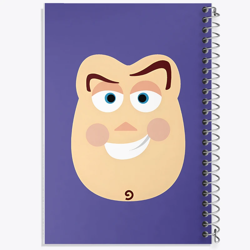 دفتر مشق 100 برگ خندالو طرح باز لایتر داستان اسباب بازی (Toy Story) کد N5217