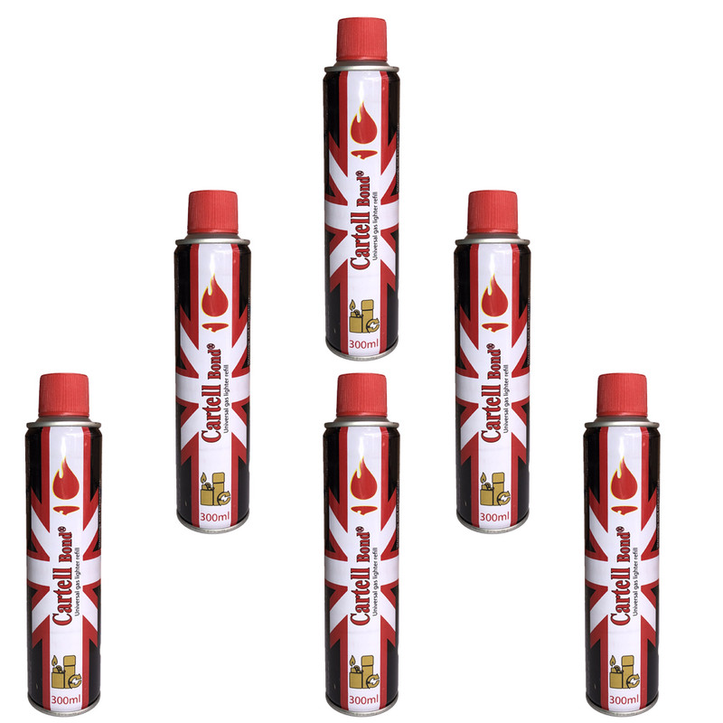 گاز فندک کارتل مدل CL-06 بسته 6 عددی