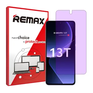 Remax brand shockproof Anti-purple screen protector glass for Xiaomi 13T