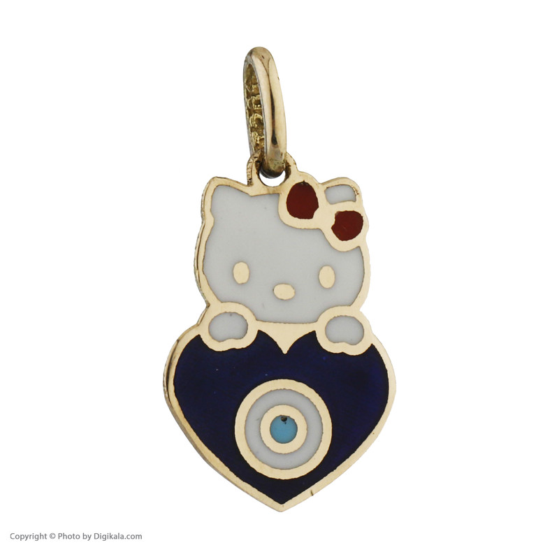 آویز گردنبند طلا 18 عیار دخترانه مایا ماهک مدل MM1696