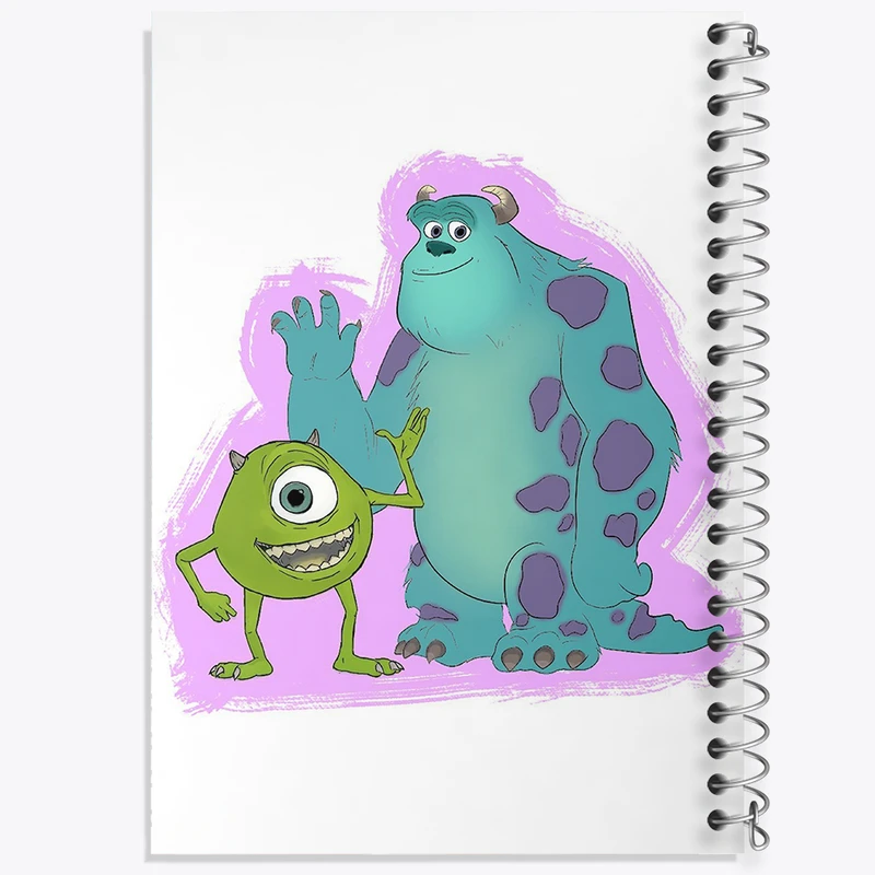 دفتر نت موسیقی 50 برگ خندالو مدل انیمیشن شرکت هیولاها کد N45