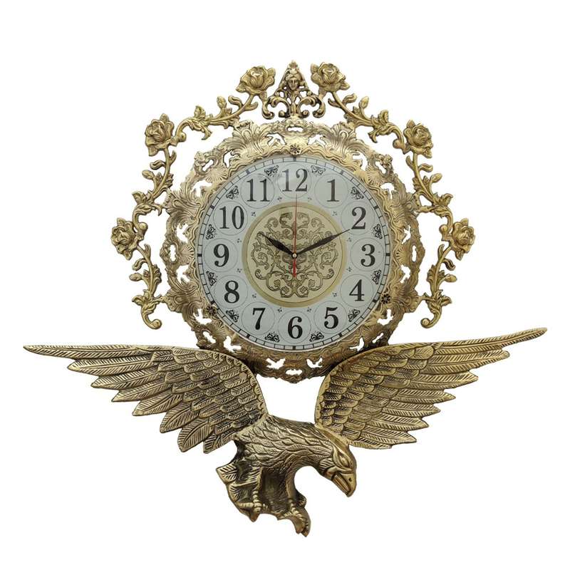 ساعت دیواری برنزی مدل عقاب