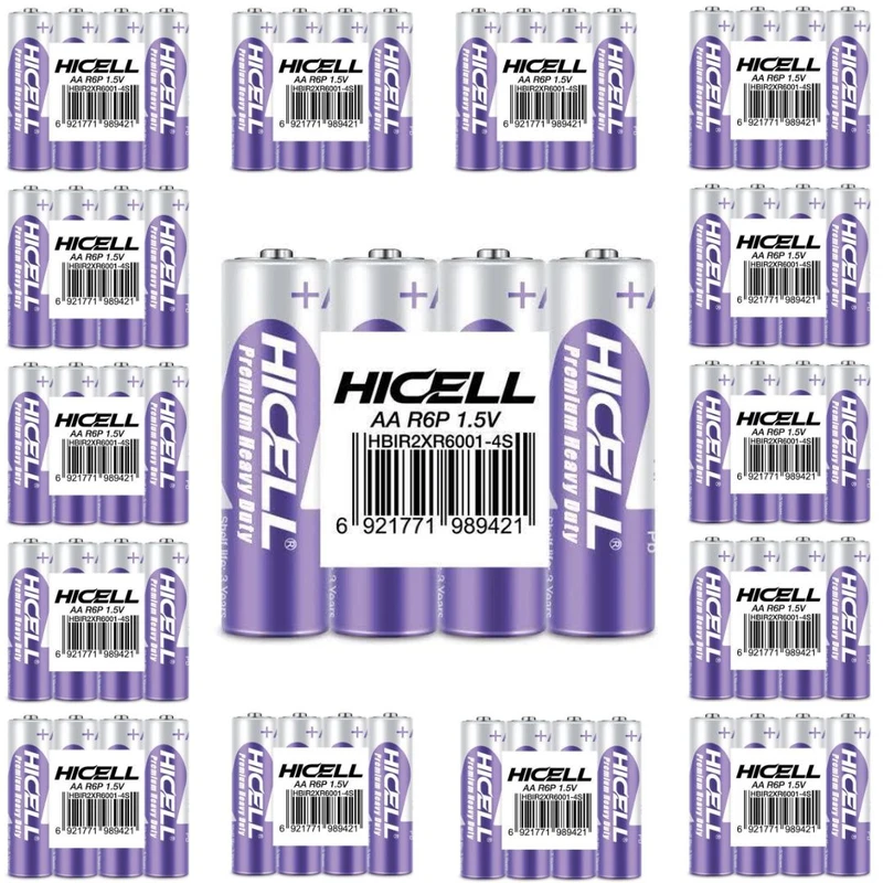 باتری قلمی هایسل مدل شیرینک بسته 60 عددی