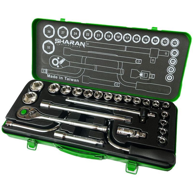 آچار بکس شاران مدل SM24-6PT مجموعه 24 عددی