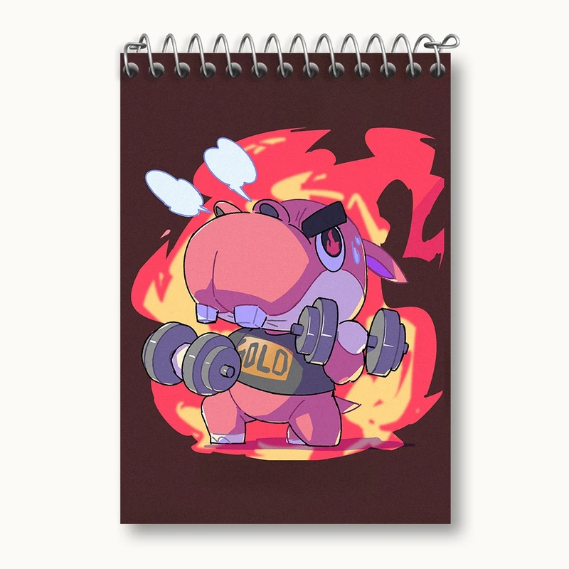 دفتر یادداشت 50 برگ خندالو مدل بازی انیمال کراسینگ (Animal Crossing) کد 32684