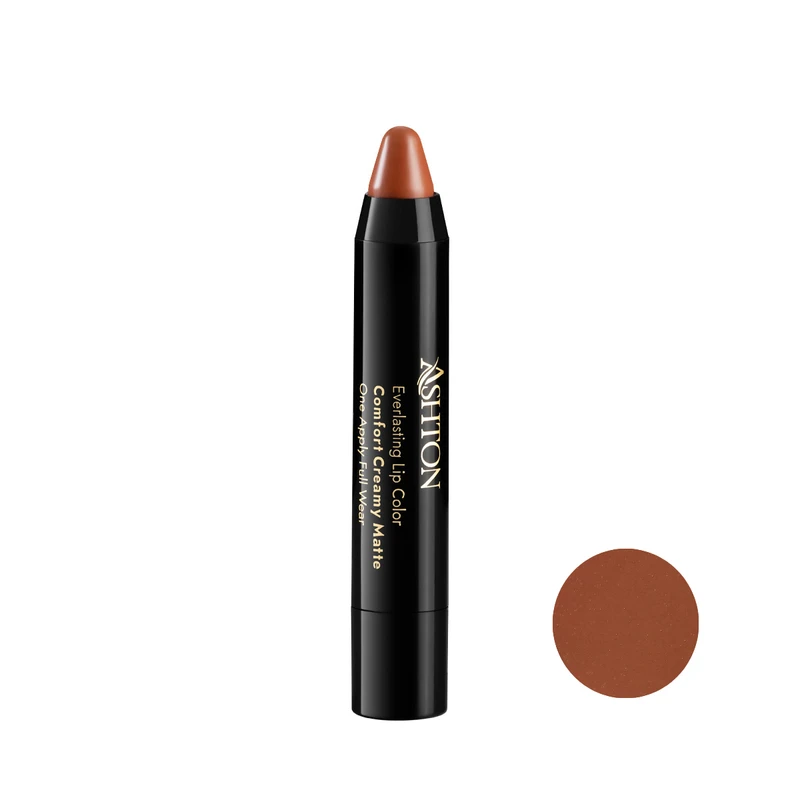 رژ لب مدادی اشتون مدل مات مخملی شماره CM06