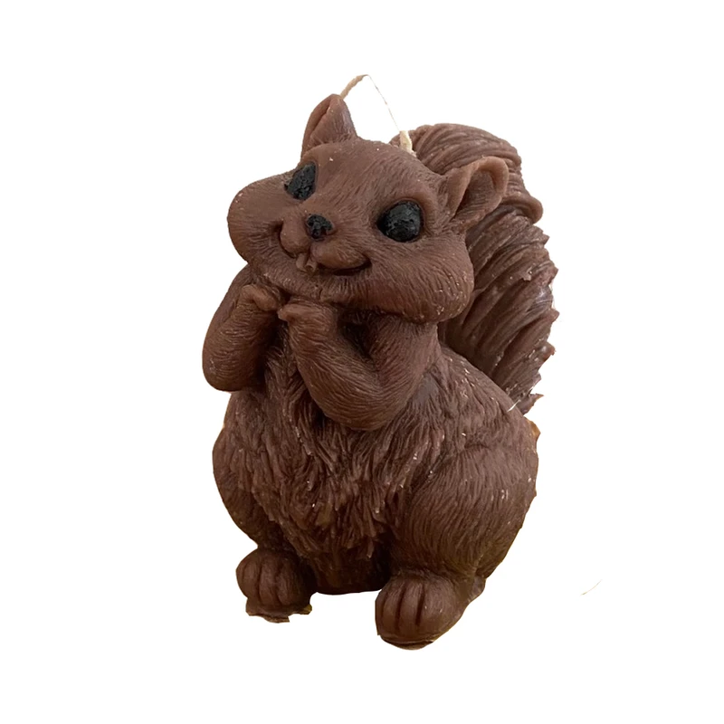 شمع دست ساز بدون بو مدل سنجاب کد 301 زمان اتمام 2 ساعت