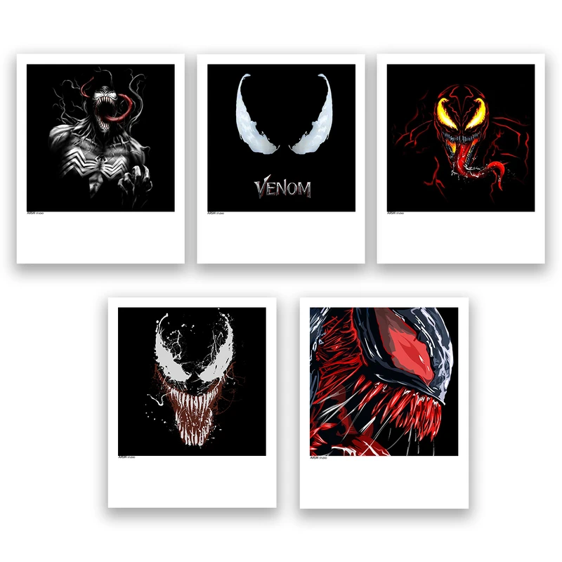 آویز تزیینی عرش مدل فانتزی ونوم Venom کد Asa131 مجموعه پنچ عددی