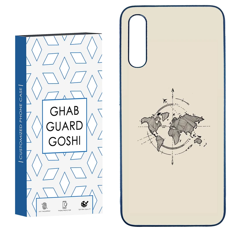 کاور قاب گارد گوشی طرح نقشه کد TPU-175 مناسب برای گوشی موبایل سامسونگ  Galaxy A50 / A50s / A30s