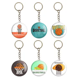 جاکلیدی خندالو مدل بسکتبال Basketball کد 1705B مجموعه 6 عددی