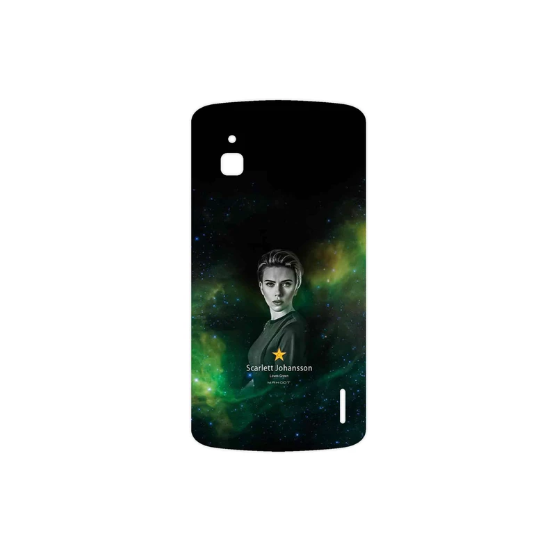برچسب پوششی ماهوت مدل Scarlett Johansson مناسب برای گوشی موبایل گوگل Nexus 4