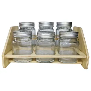 جا ادویه 6 پارچه مدل 2 طبقه به همراه استند