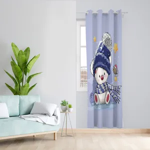 پرده طرح کودک مدل مخمل پانچی کد 1847 z سایز 140x200 سانتی متر