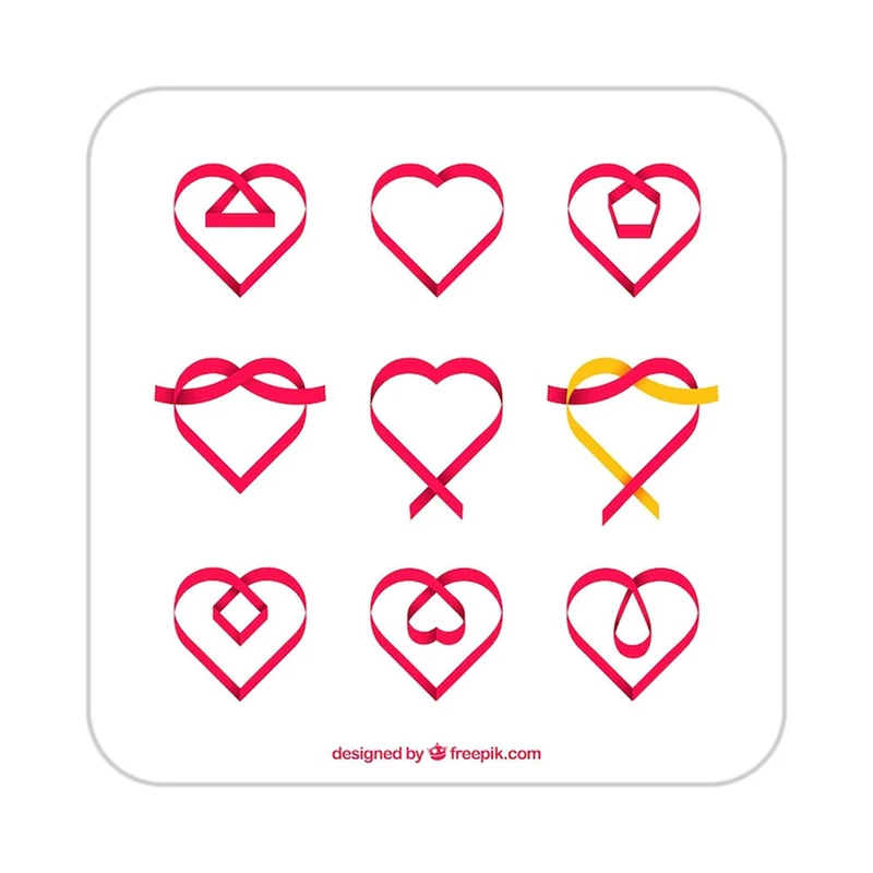 زیر لیوانی کاکتی طرح عاشقانه مدل mp37398