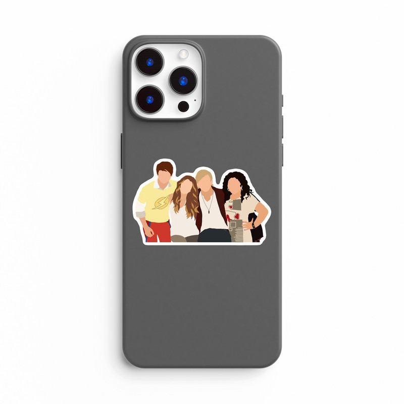 استیکر لپ تاپ و موبایل بووم طرح Austin Show کد ET49