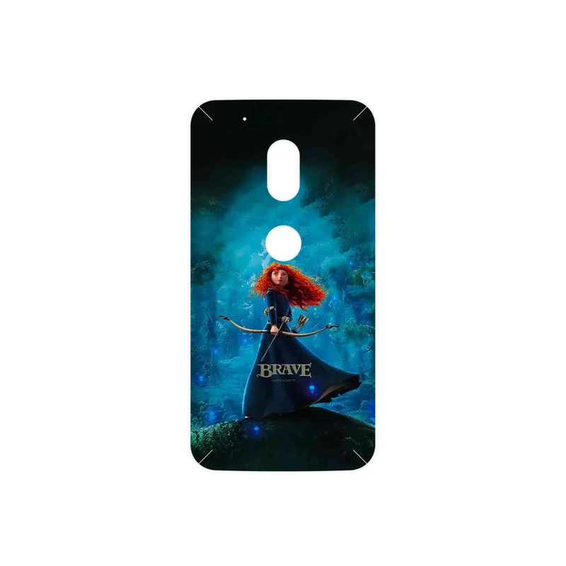 برچسب پوششی ماهوت مدل Brave مناسب برای گوشی موبایل موتورولا Moto G4 Play