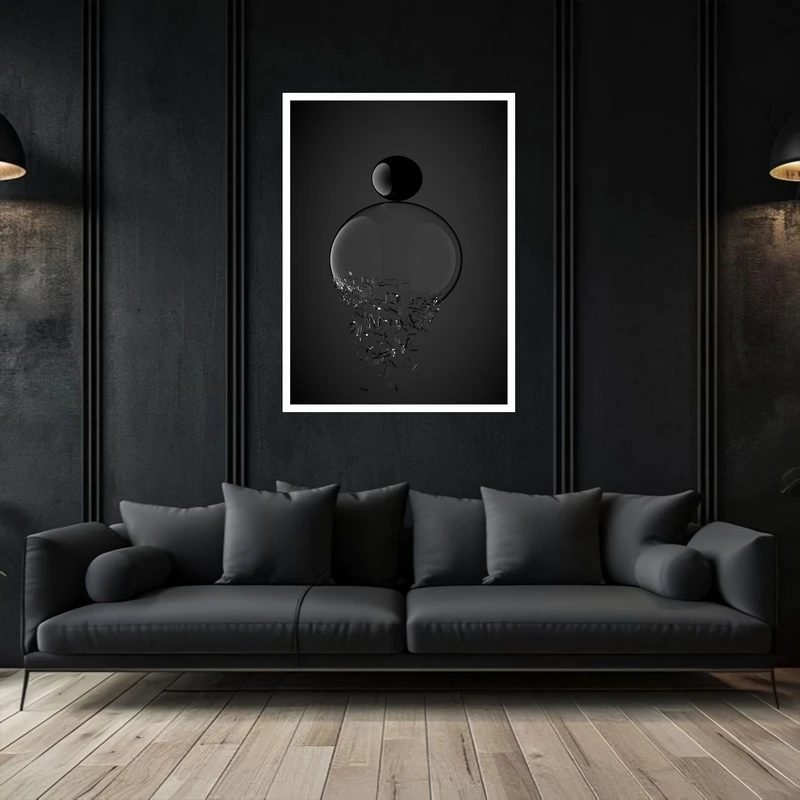 تابلو بکلیت طرح فانتزی تخیلی و  دکوری هنری و مدرن مدل W-bu5390