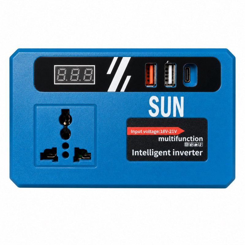 اینورتر تک فاز شارژی سان مدل 21V-TO-220V ظرفیت 150 وات