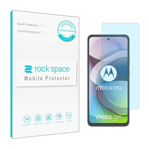 محافظ صفحه نمایش ضد اشعه آبی راک اسپیس مدل HyBLU مناسب برای گوشی موبایل موتورولا G 5G 
