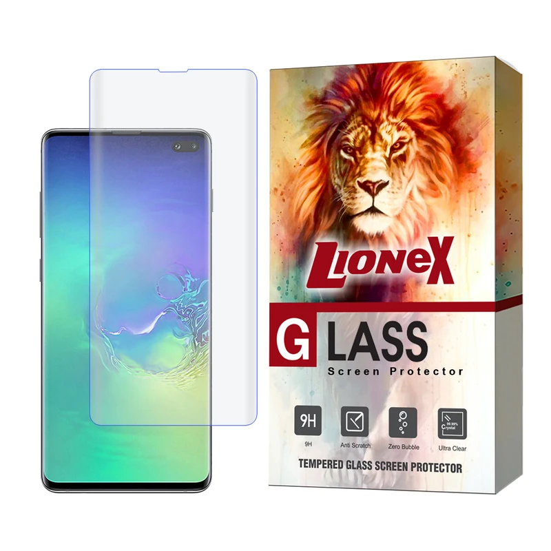 محافظ صفحه نمایش یووی لایونکس مدل UVLIGHTL مناسب برای گوشی موبایل سامسونگ Galaxy S10 Plus