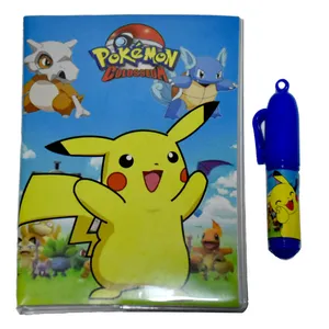 دفتر یادداشت 80 برگ طرح pokemon کد 260 به همراه خودکار