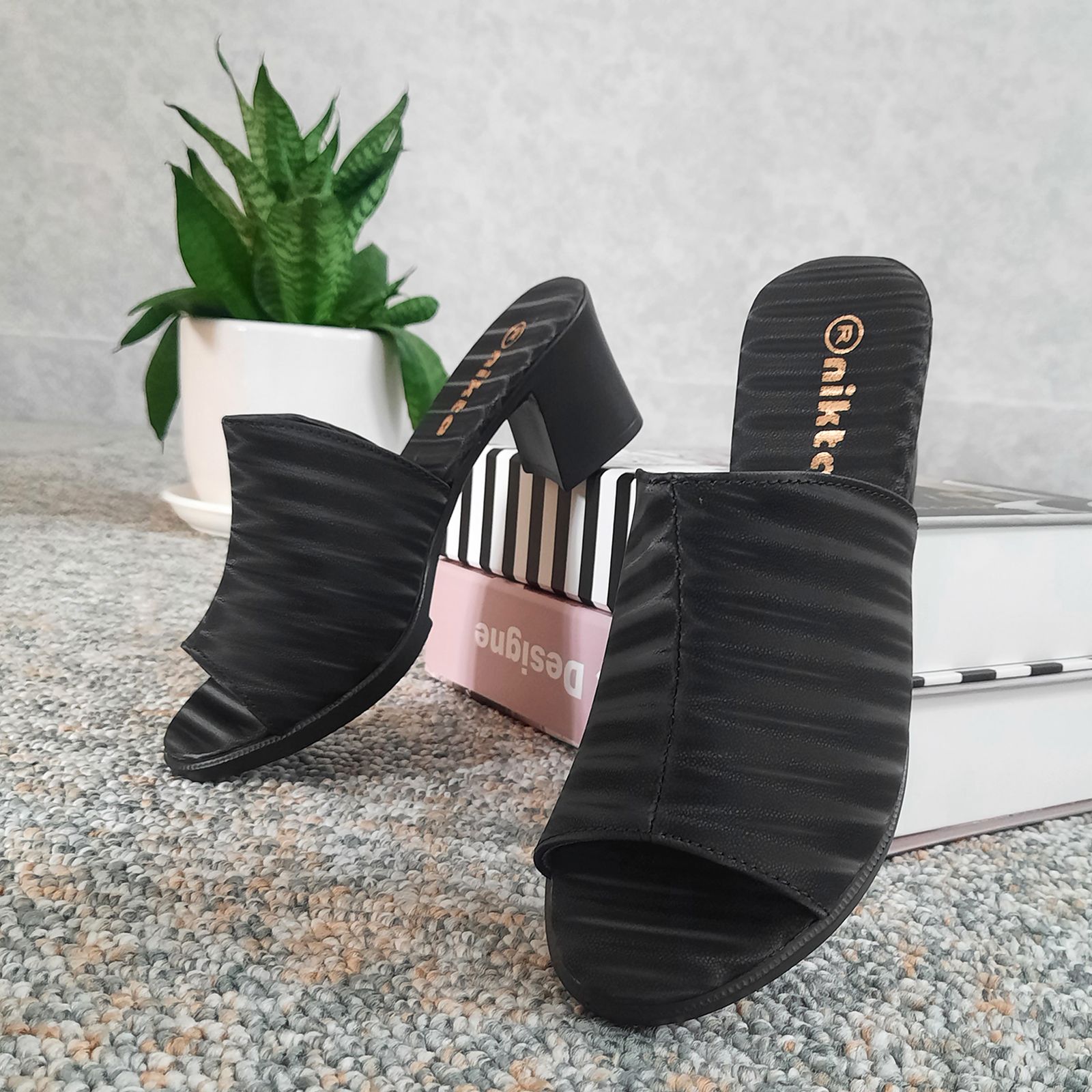 صندل زنانه نیکتا مدل BK.WH.2334 -  - 15