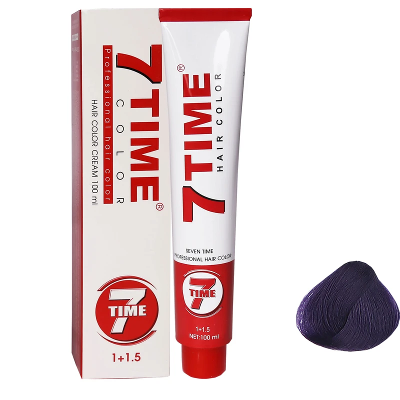 رنگ مو سون تایم  شماره E12 سری واریاسیون  حجم 100 میلی لیتر رنگ واریاسیون بنفش