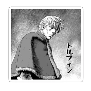 استیکر لپ تاپ مدل Vinland Saga Anime Character THORFINN