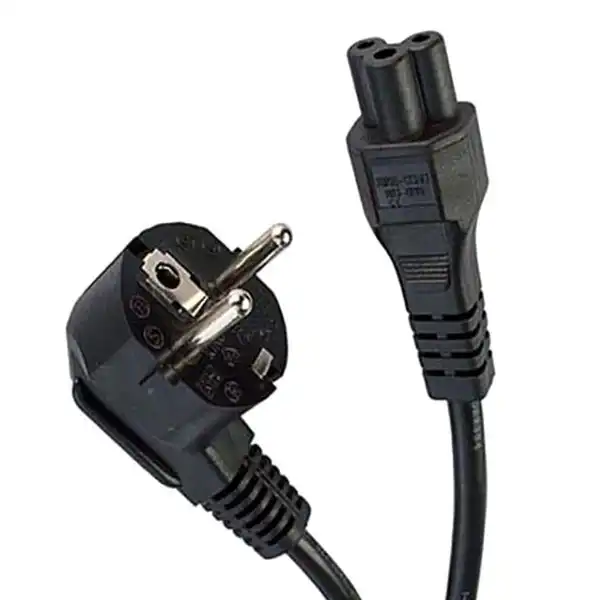 کابل برق سه پین منبع تغذیه لپ تاپ تی سی تراست مدل TC-NPCB18 طول 1.8 متر