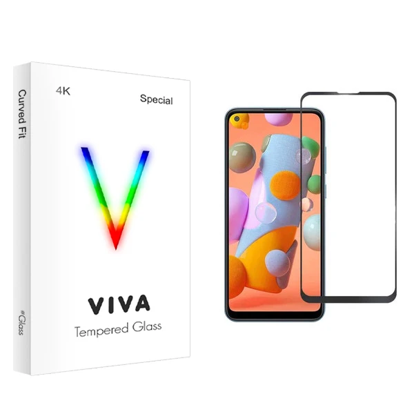 محافظ صفحه نمایش ویوا مدل 4K مناسب برای گوشی موبایل سامسونگ Galaxy A11
