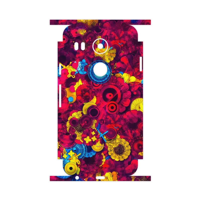 برچسب پوششی ماهوت مدل Vector Flower Garden Digital Art-FullSkin مناسب برای گوشی موبایل گوگل Nexus 5X