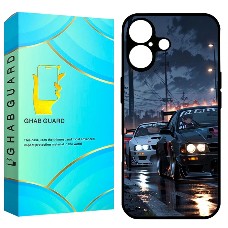 کاور قاب گارد طرح ماشین مدل GCHP16 مناسب برای گوشی موبایل اپل iPhone 16