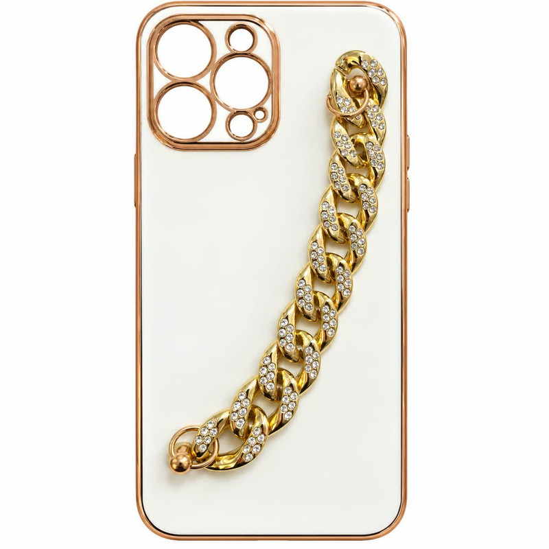 کاور مدل MCZ-03 مناسب برای گوشی موبایل اپل  iPhone 13 Pro به همراه زنجیر پشت قاب