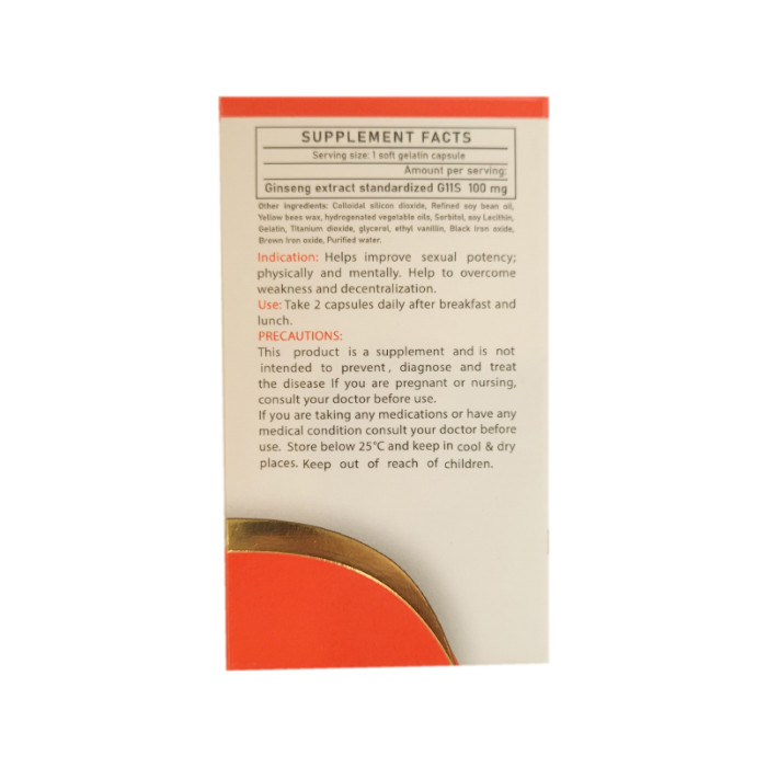 کپسول ژلاتینی جینسینگ دانا -100 میلی گرم بسته 30 عددی کپسول ژلاتینی جینسینگ دانا -100 میلی گرم بسته 30 عددی