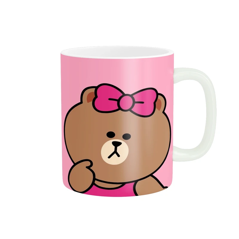 ماگ پادآفرین مدل کارتونی طرح خرس بامزه کد p9302