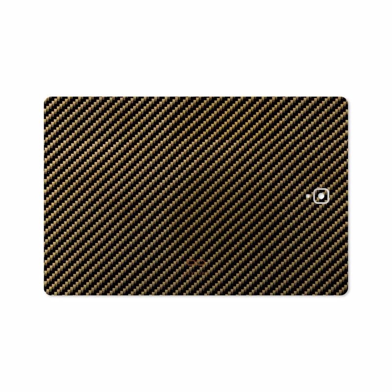 برچسب پوششی ماهوت مدل Glossy-Brown-Fiber مناسب برای تبلت سامسونگ Galaxy Tab S4 10.5 2018 T835